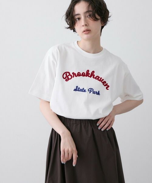 Dessin / デッサン カットソー | 【洗える】オーガニックコットンロゴTシャツ | 詳細1