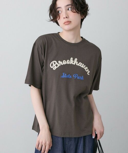 Dessin / デッサン カットソー | 【洗える】オーガニックコットンロゴTシャツ | 詳細5