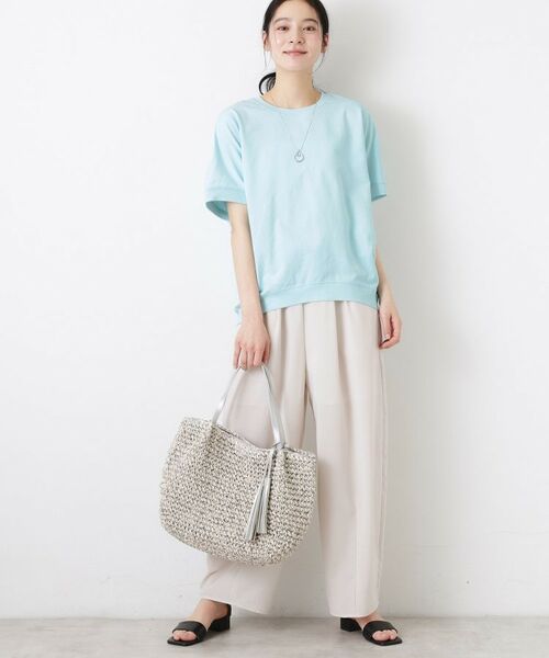 Dessin / デッサン カットソー | ミニ裏毛 立体フォルムプルオーバー | 詳細15