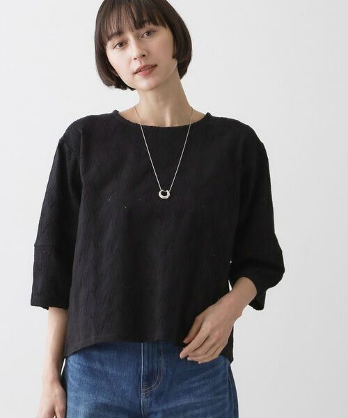 Dessin / デッサン カットソー | レースカットソー（ブラック(019)）