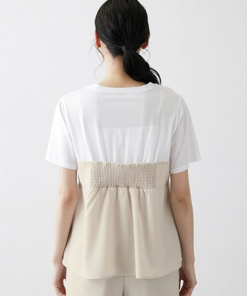 Dessin / デッサン カットソー | 【セットアップ可】ビスチェドッキングTシャツ | 詳細15