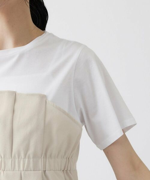 Dessin / デッサン カットソー | 【セットアップ可】ビスチェドッキングTシャツ | 詳細17