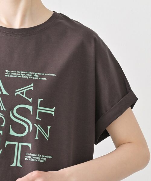 Dessin / デッサン Tシャツ | 【洗える】美光沢カットソーロゴTシャツ | 詳細21