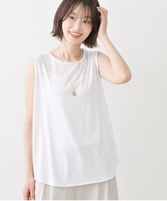 Dessin / デッサン シャツ・ブラウス | タックノースリーブジョーゼットブラウス