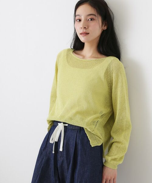 Dessin / デッサン ニット・セーター | 透かし編みデザインニット | 詳細10