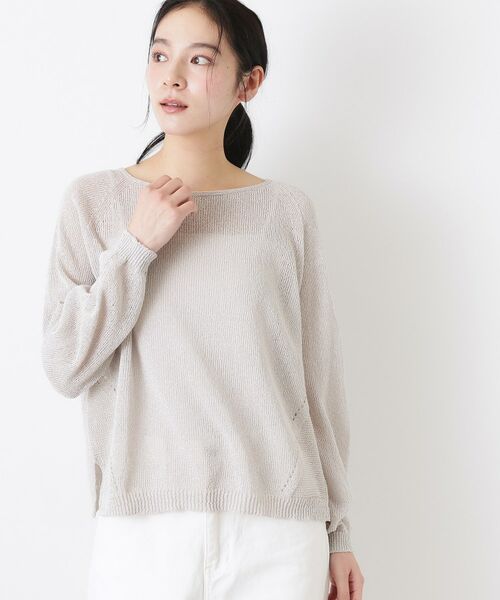 Dessin / デッサン ニット・セーター | 透かし編みデザインニット | 詳細2