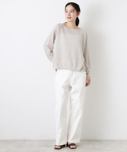 Dessin / デッサン ニット・セーター | 透かし編みデザインニット | 詳細3