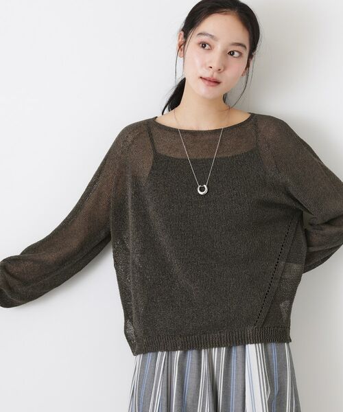 Dessin / デッサン ニット・セーター | 透かし編みデザインニット | 詳細5