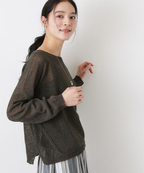 Dessin / デッサン ニット・セーター | 透かし編みデザインニット | 詳細6
