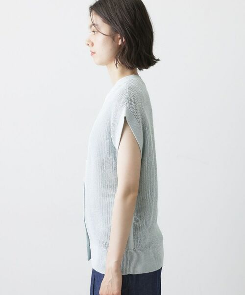 Dessin / デッサン ベスト | ペーパーヤーンニットベスト | 詳細14