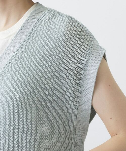 Dessin / デッサン ベスト | ペーパーヤーンニットベスト | 詳細17