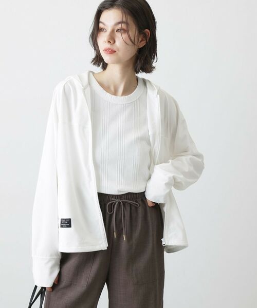 Dessin / デッサン パーカー | 【UVカット】 ドットメッシュパーカー | 詳細1