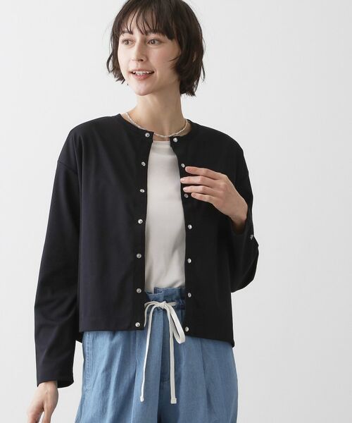 Dessin / デッサン カーディガン・ボレロ | スナップカーディガン（ブラック(019)）