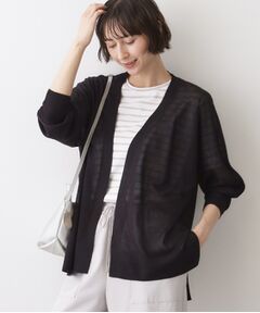 Dessin / デッサン カーディガン・ボレロ | ミドル丈シアーカーディガン