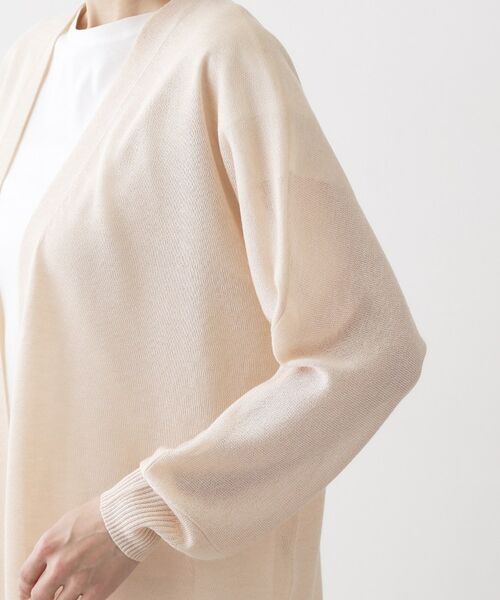 Dessin / デッサン カーディガン・ボレロ | ミドル丈シアーカーディガン | 詳細17