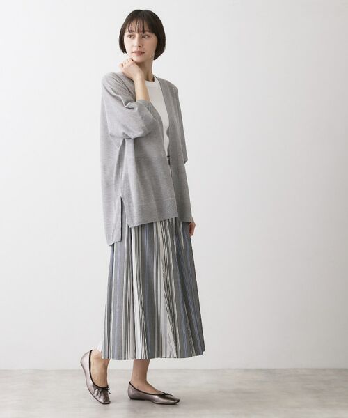 Dessin / デッサン カーディガン・ボレロ | ミドル丈シアーカーディガン | 詳細3