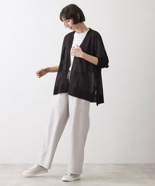 Dessin / デッサン カーディガン・ボレロ | ミドル丈シアーカーディガン | 詳細7
