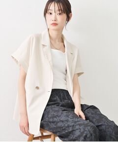 Dessin / デッサン テーラードジャケット | 【接触冷感】ライクハーフスリーブジャケット