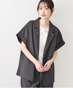 Dessin / デッサン テーラードジャケット | 【接触冷感】ライクハーフスリーブジャケット