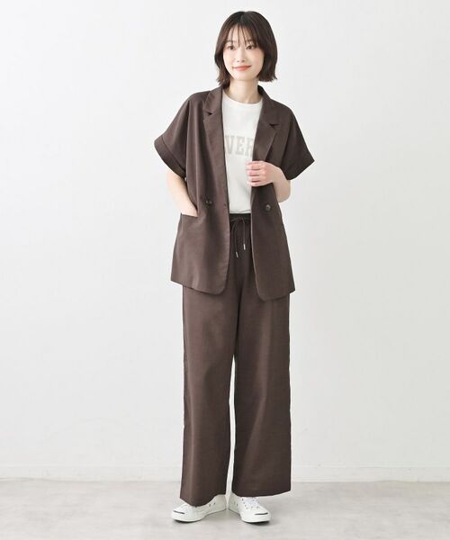 Dessin / デッサン テーラードジャケット | 【接触冷感】ライクハーフスリーブジャケット | 詳細10