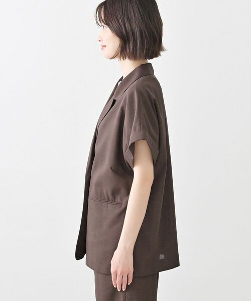 Dessin / デッサン テーラードジャケット | 【接触冷感】ライクハーフスリーブジャケット | 詳細14