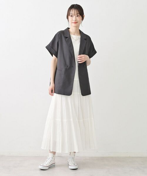 Dessin / デッサン テーラードジャケット | 【接触冷感】ライクハーフスリーブジャケット | 詳細7