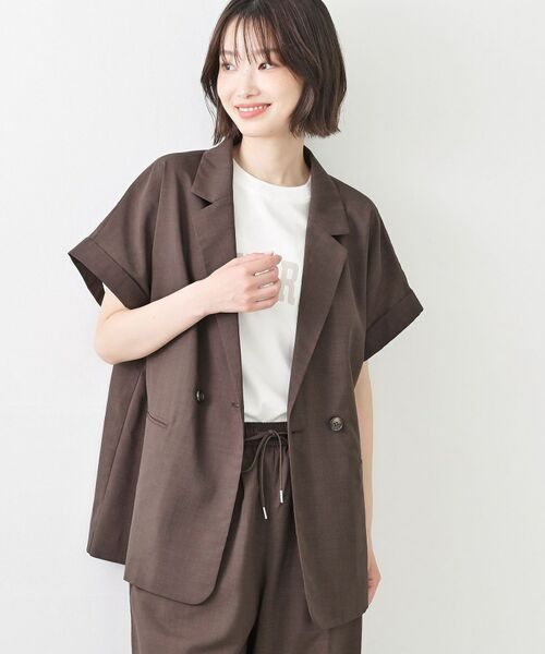 Dessin / デッサン テーラードジャケット | 【接触冷感】ライクハーフスリーブジャケット | 詳細9