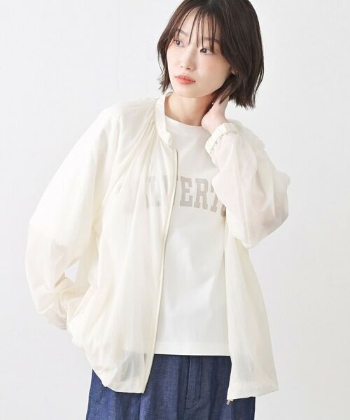 Dessin / デッサン レザーブルゾン・ジャケット | シアーナイロンZIPブルゾン | 詳細1