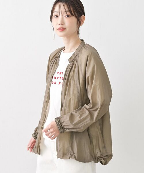 Dessin / デッサン レザーブルゾン・ジャケット | シアーナイロンZIPブルゾン | 詳細10