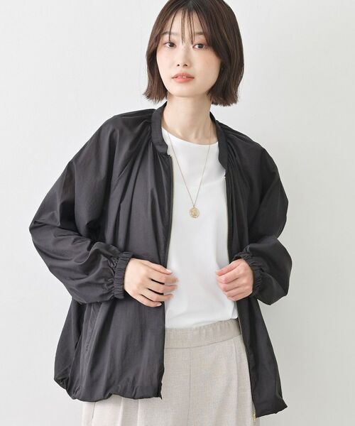 Dessin / デッサン レザーブルゾン・ジャケット | シアーナイロンZIPブルゾン | 詳細5