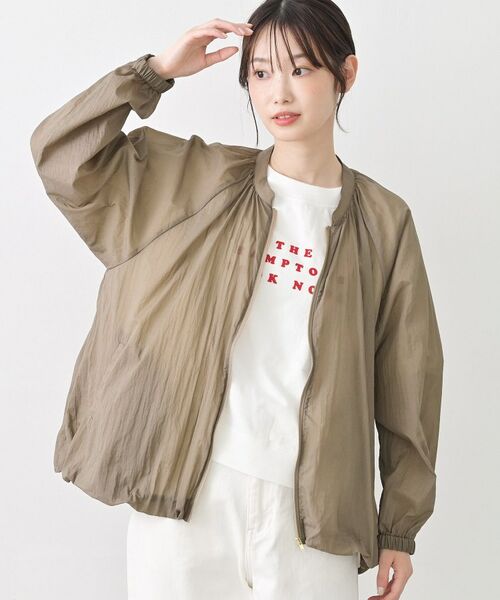 Dessin / デッサン レザーブルゾン・ジャケット | シアーナイロンZIPブルゾン | 詳細9