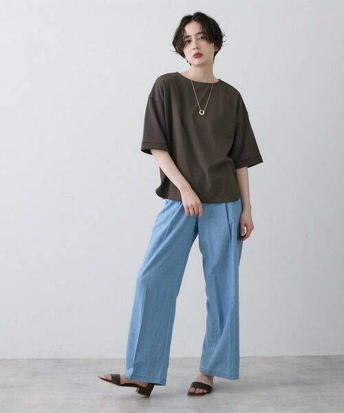 Dessin / デッサン セットアップ | ジョーゼットブラウス＆パンツセットアップ | 詳細9