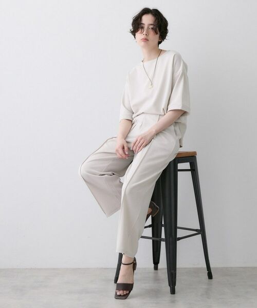 Dessin / デッサン セットアップ | ジョーゼットブラウス＆パンツセットアップ（グレージュ(050)）