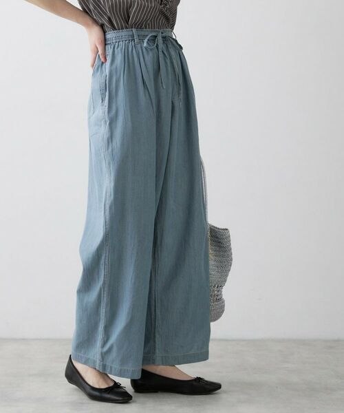 Dessin / デッサン デニムパンツ | 【セットアップ可/ウエストゴム】3.8オンスシアーデニムパンツ | 詳細1