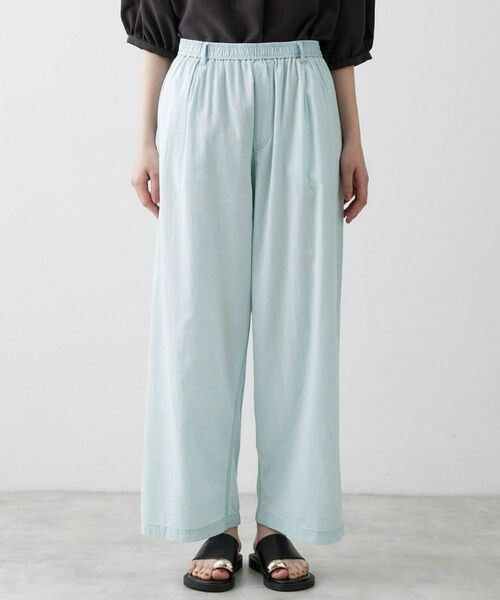 Dessin / デッサン デニムパンツ | 【セットアップ可/ウエストゴム】3.8オンスシアーデニムパンツ | 詳細16