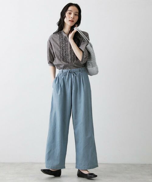 Dessin / デッサン デニムパンツ | 【セットアップ可/ウエストゴム】3.8オンスシアーデニムパンツ | 詳細2