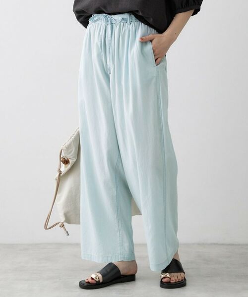 Dessin / デッサン デニムパンツ | 【セットアップ可/ウエストゴム】3.8オンスシアーデニムパンツ | 詳細5