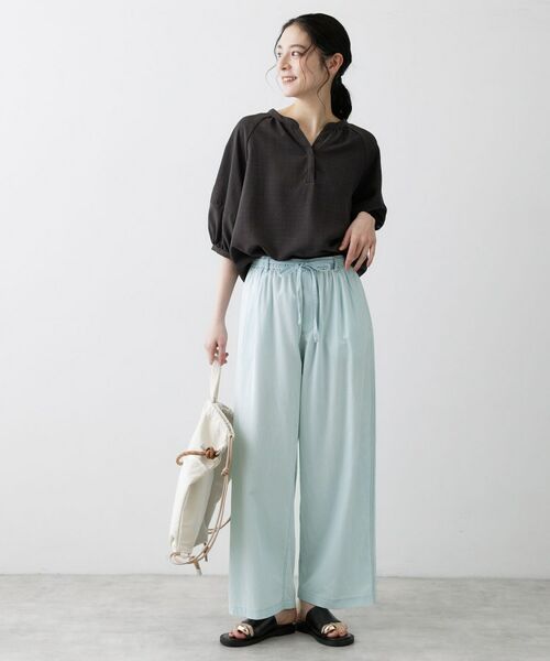 Dessin / デッサン デニムパンツ | 【セットアップ可/ウエストゴム】3.8オンスシアーデニムパンツ | 詳細6