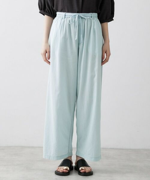 Dessin / デッサン デニムパンツ | 【セットアップ可/ウエストゴム】3.8オンスシアーデニムパンツ | 詳細9