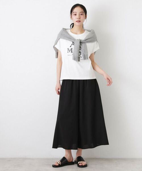 Dessin / デッサン ショート・ハーフ・半端丈パンツ | 【接触冷感／UVカット】フレアパンツ | 詳細2