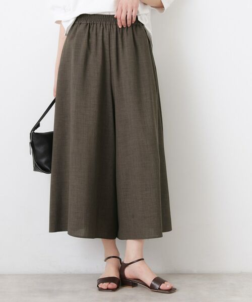 Dessin / デッサン ショート・ハーフ・半端丈パンツ | 【接触冷感／UVカット】フレアパンツ（トープ(054)）