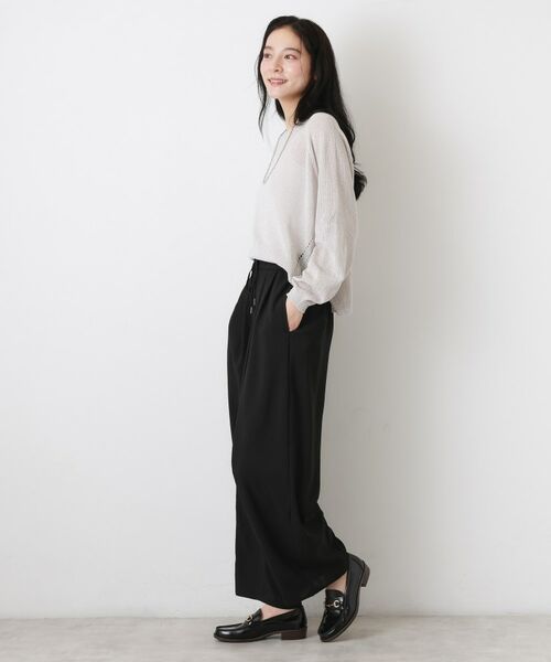 Dessin / デッサン パンツ | 【接触冷感】カーヴィシルエットパンツ | 詳細3