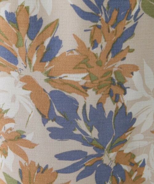 Dessin / デッサン ショート・ハーフ・半端丈パンツ | ボタニカル柄リラクシーパンツ | 詳細12