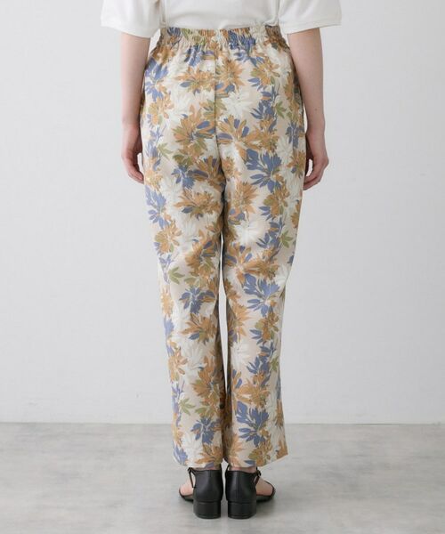 Dessin / デッサン ショート・ハーフ・半端丈パンツ | ボタニカル柄リラクシーパンツ | 詳細19