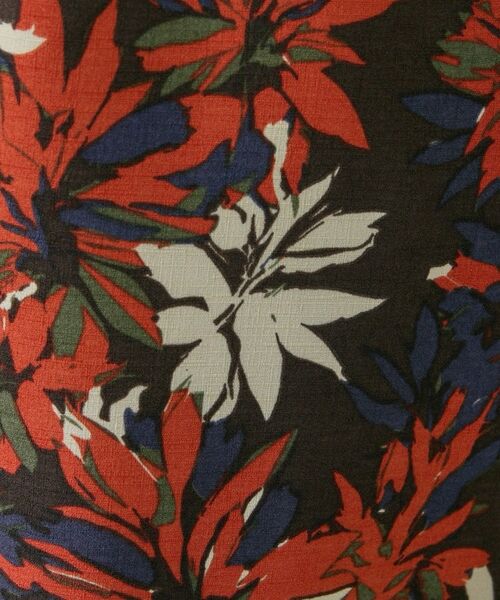 Dessin / デッサン ショート・ハーフ・半端丈パンツ | ボタニカル柄リラクシーパンツ | 詳細8