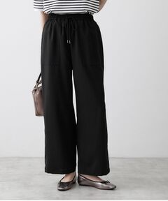 Dessin / デッサン パンツ | 【接触冷感／ウエストゴム／洗える／UVカット】イージーワイドパンツ