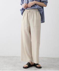 Dessin / デッサン パンツ | 【接触冷感／ウエストゴム／洗える／UVカット】イージーワイドパンツ
