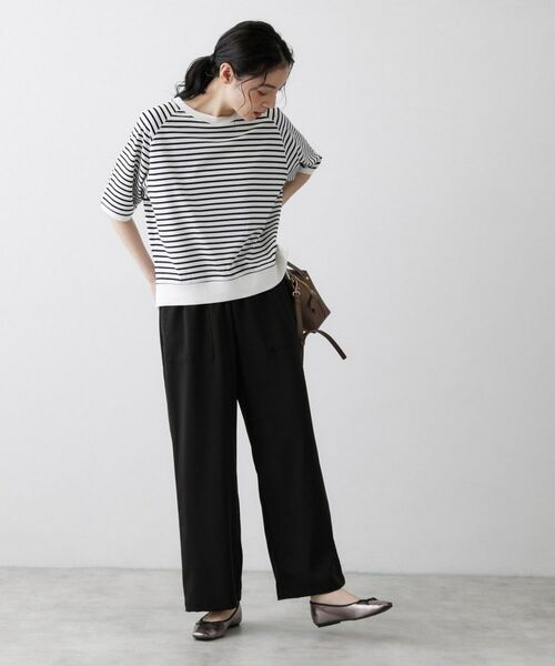 Dessin / デッサン パンツ | 【接触冷感／ウエストゴム／洗える／UVカット】イージーワイドパンツ | 詳細3