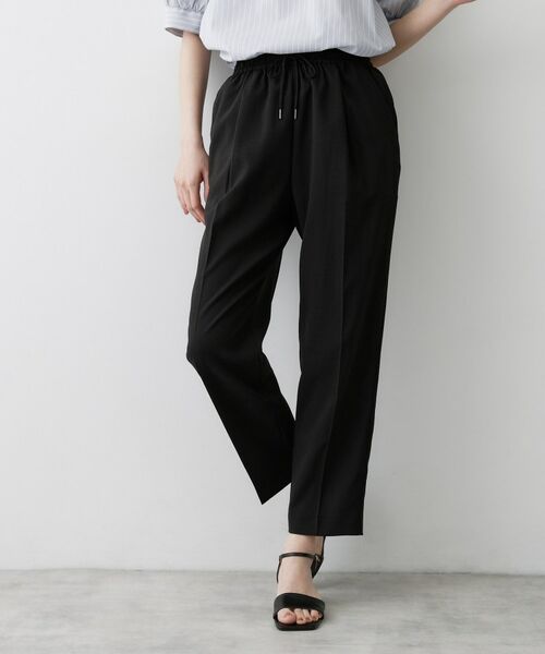 Dessin / デッサン パンツ | 【接触冷感／ウエストゴム／洗える／UVカット】イージーテーパードパンツ | 詳細2