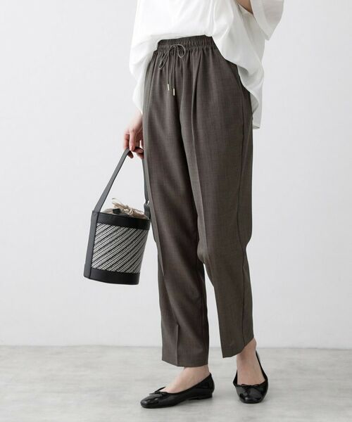 Dessin / デッサン パンツ | 【接触冷感／ウエストゴム／洗える／UVカット】イージーテーパードパンツ | 詳細5